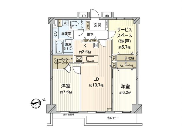 ガーデンホーム東寺尾ヒルズ 間取図(平面図) ガーデンホーム東寺尾ヒルズ 間取図(平面図)