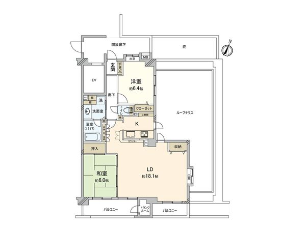 エミネンス鶴見潮風大通 間取図(平面図) エミネンス鶴見潮風大通 間取図(平面図)