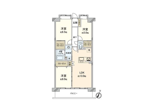ルイシャトレ鶴見 ウエストコート 間取図(平面図) ルイシャトレ鶴見 ウエストコート 間取図(平面図)