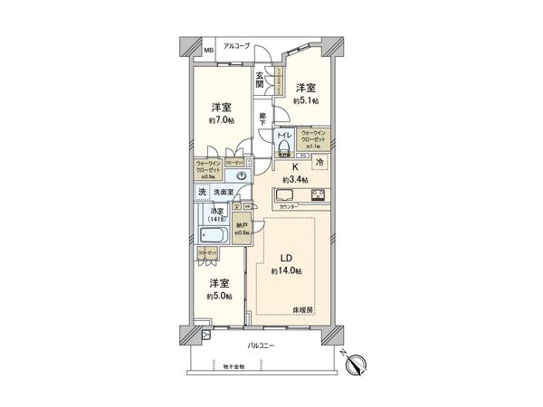 間取図(平面図)
