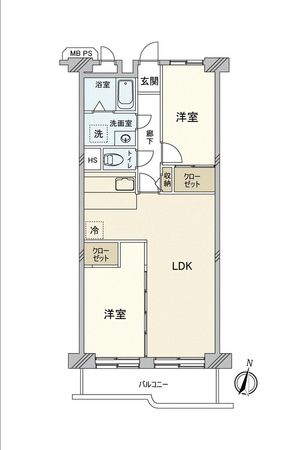 木場ハイツ 間取図(平面図) 木場ハイツ 間取図(平面図)