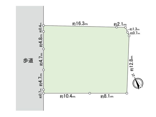 旭区市沢町(土地) 区画図 旭区市沢町(土地) 区画図