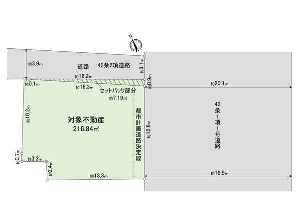 磯子区磯子3丁目(土地) 区画図 磯子区磯子3丁目(土地) 区画図