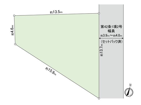 神奈川区幸ケ谷(土地) 区画図 神奈川区幸ケ谷(土地) 区画図