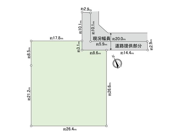 中区かもめ町(土地) 区画図 中区かもめ町(土地) 区画図