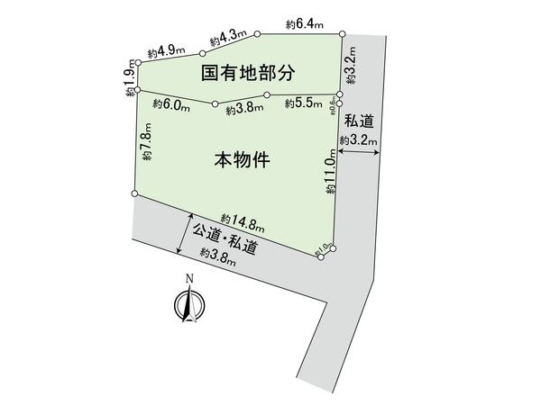 保土ケ谷区岡沢町(土地) 区画図
