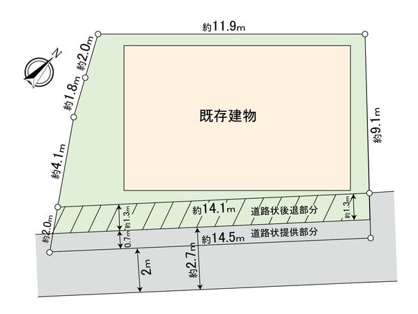 西区西戸部町2丁目(土地) 区画図 西区西戸部町2丁目(土地) 区画図