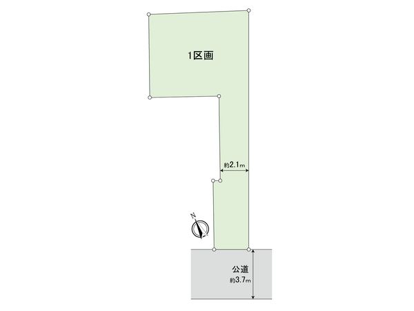 神奈川区六角橋1丁目(土地1区画) 区画図 神奈川区六角橋1丁目(土地1区画) 区画図