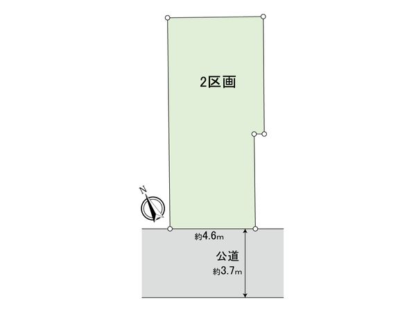 神奈川区六角橋1丁目(土地2区画) 区画図 神奈川区六角橋1丁目(土地2区画) 区画図