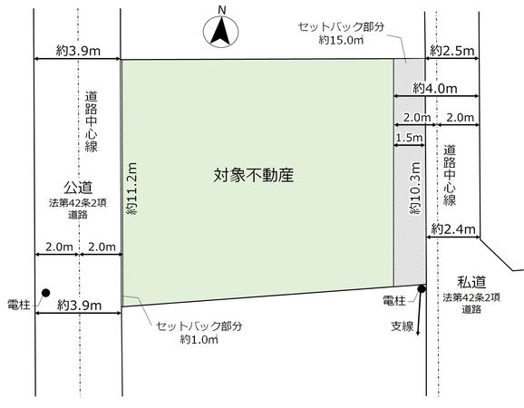 西区戸部町3丁目(土地) 区画図 西区戸部町3丁目(土地) 区画図