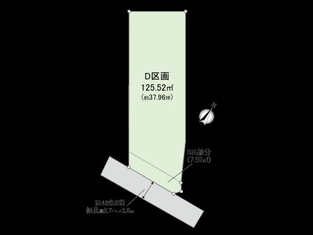 神奈川区中丸(土地)D区画 間取図