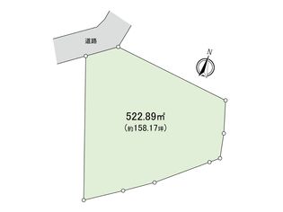 神奈川区三ツ沢中町 土地 区画図