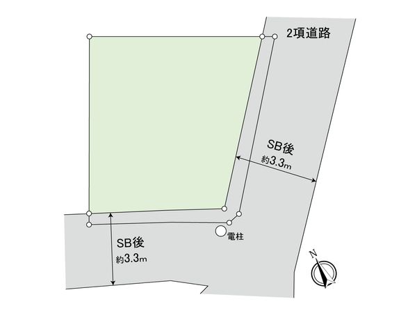 神奈川区三ツ沢南町(土地) 区画図