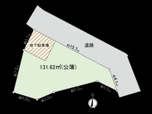 神奈川区三ツ沢東町(土地) 区画図