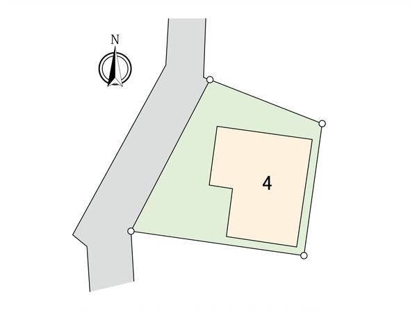 神奈川区片倉5丁目(土地)4区画 区画図 神奈川区片倉5丁目(土地)4区画 区画図