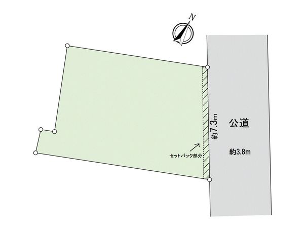 西区戸部町2丁目(土地) 区画図