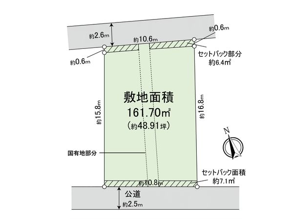 保土ケ谷区鎌谷町(土地) 区画図