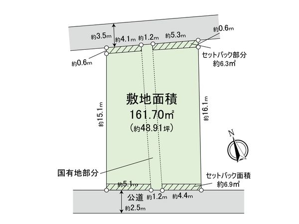 保土ケ谷区鎌谷町(土地) 区画図