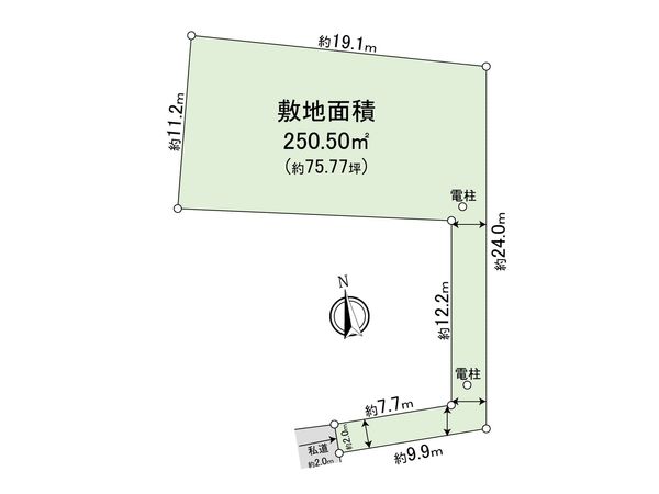 西区戸部町3丁目(土地) 区画図