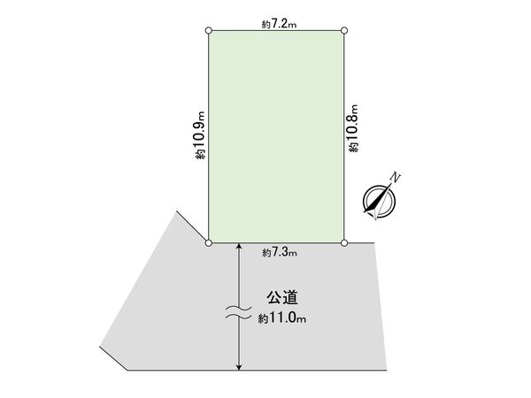 神奈川区新子安1丁目 土地 区画図