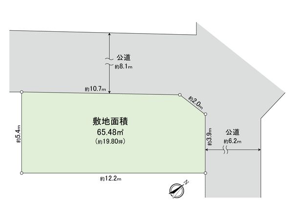 西区岡野2丁目 土地 区画図 西区岡野2丁目 土地 区画図