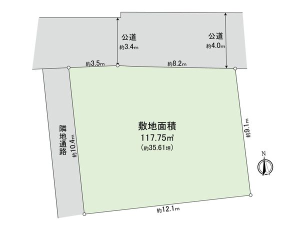 保土ケ谷区峰岡町1丁目(土地) 区画図 保土ケ谷区峰岡町1丁目(土地) 区画図