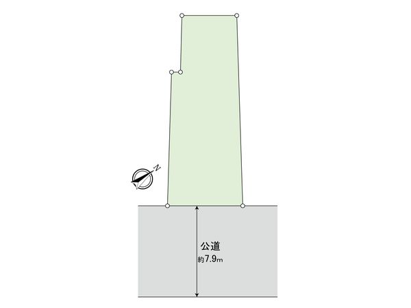 西区中央2丁目(土地) 区画図