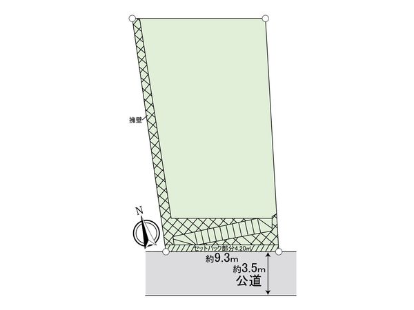 港北区富士塚2丁目(土地) 区画図 港北区富士塚2丁目(土地) 区画図