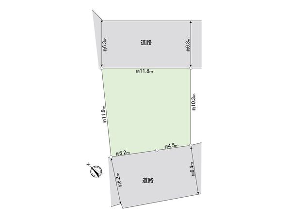 鶴見区獅子ケ谷1丁目 土地 区画図 鶴見区獅子ケ谷1丁目 土地 区画図