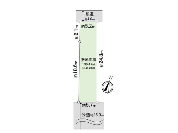 南区吉野町2丁目(土地) 区画図 南区吉野町2丁目(土地) 区画図