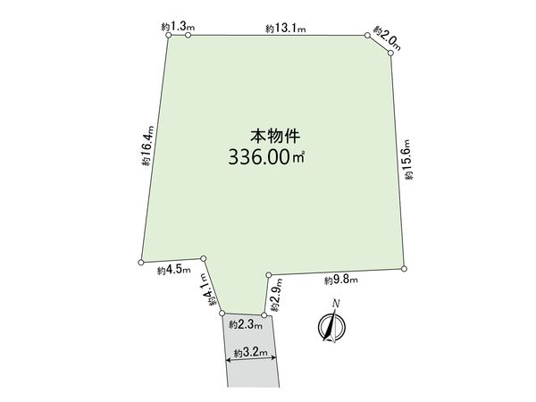 神奈川区三ツ沢下町(土地) 区画図 神奈川区三ツ沢下町(土地) 区画図