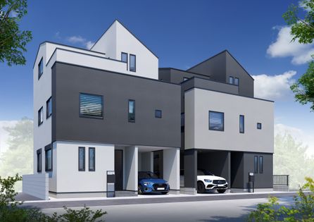 鶴見区下末吉3丁目 新築戸建(B号棟) 外観パース図