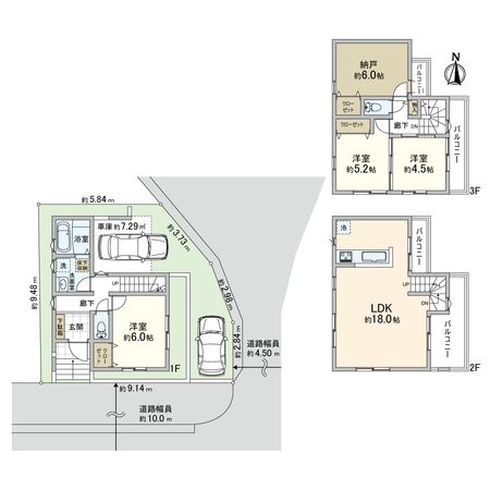 磯子区丸山1丁目(戸建) 間取図(平面図)