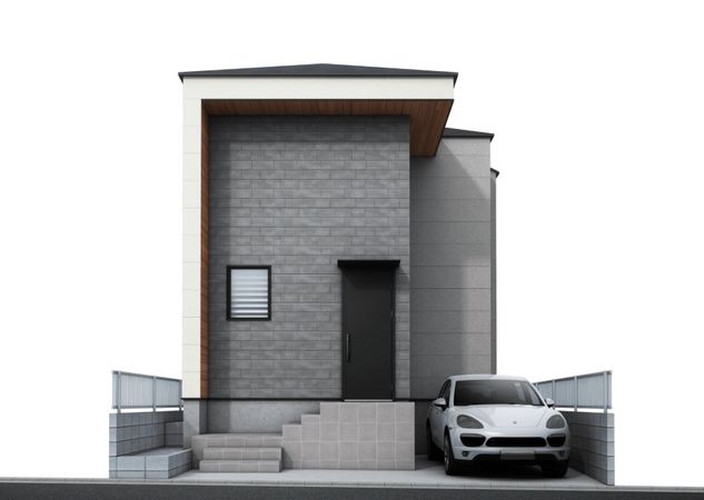 神奈川区菅田町(新築戸建)1号棟 外観パース図