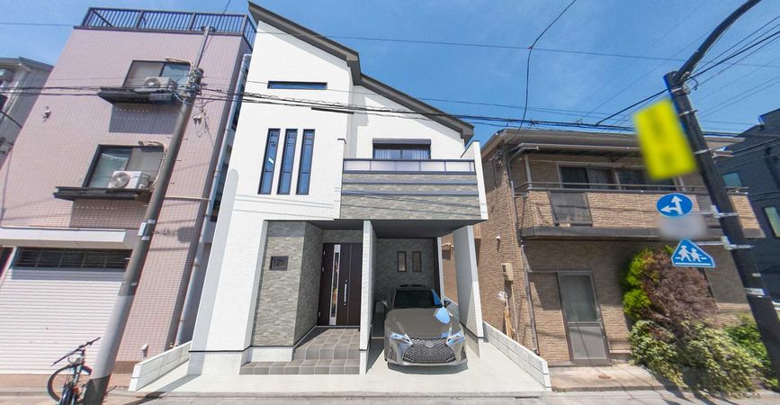 大田区池上8丁目(新築戸建) 外観パース図 大田区池上8丁目(新築戸建) 外観パース図