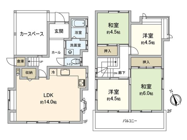 神奈川区菅田町(戸建) 間取図(平面図) 神奈川区菅田町(戸建) 間取図(平面図)