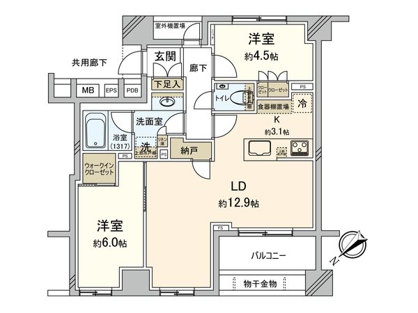 プレミスト横濱反町 間取図(平面図)