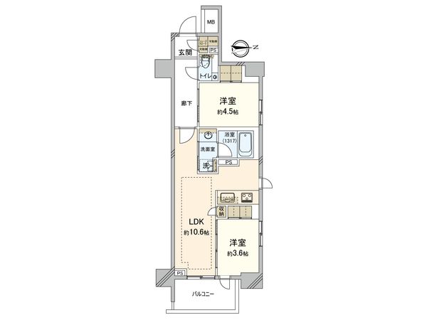 クリオ横濱天王町 間取図(平面図)