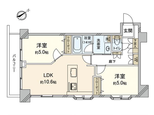 上星川ダイカンプラザⅡ号館 間取図(平面図) 上星川ダイカンプラザⅡ号館 間取図(平面図)