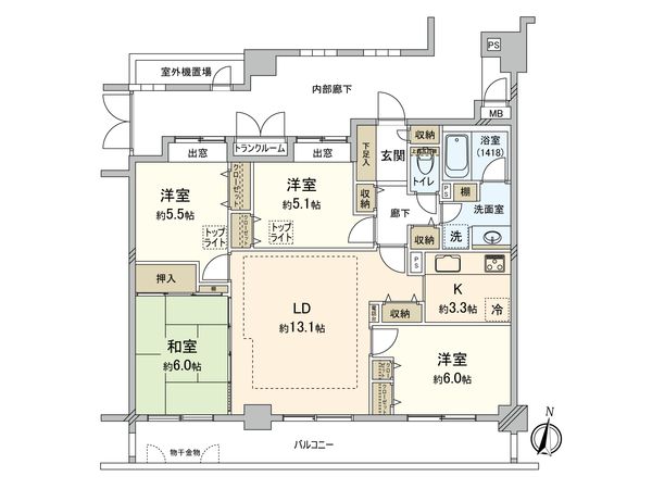 間取図(平面図)