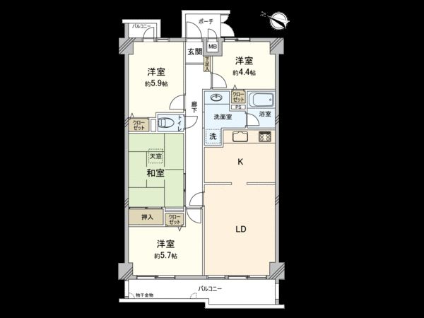 間取図(平面図)