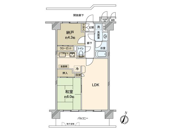 マイキャッスル横浜吉野町 間取図(平面図)