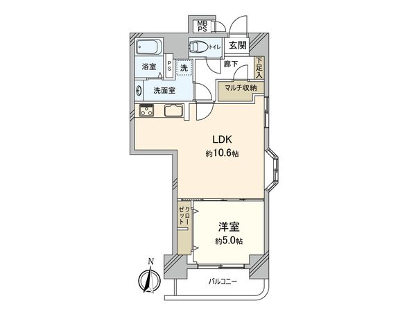 ライオンズマンション吉野町第11 間取図(平面図) 間取図(平面図)