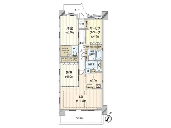 間取図(平面図)