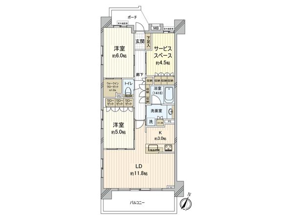 クオス南太田ビューパーク 間取図(平面図) クオス南太田ビューパーク 間取図(平面図)