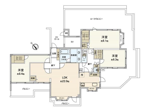 横浜南軽井沢パーク・ホームズ 間取図(平面図) 横浜南軽井沢パーク・ホームズ 間取図(平面図)