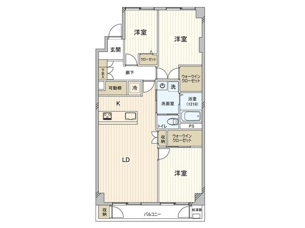 三ツ沢ハイタウン 参号棟 間取図(平面図) 間取図(平面図)