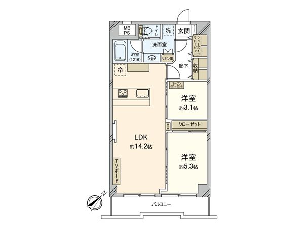 モンテベルデ横浜 間取図(平面図) 間取図(平面図)