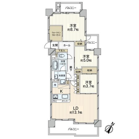 デイパーク横濱天王町 間取図(平面図) デイパーク横濱天王町 間取図(平面図)