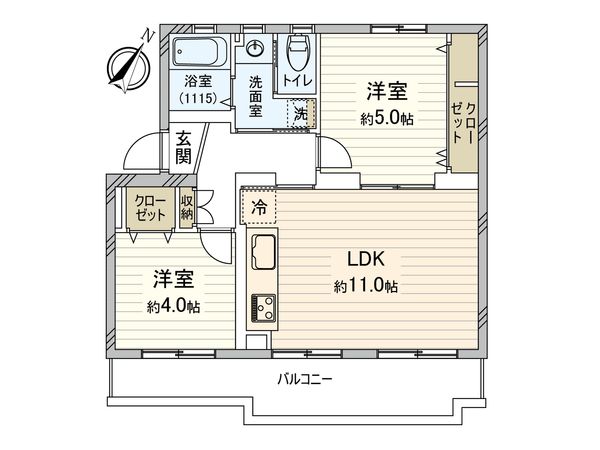 ガーデン山団地 9号棟 間取図(平面図) 間取図(平面図)